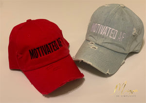 Distressed Motivated AF Hat