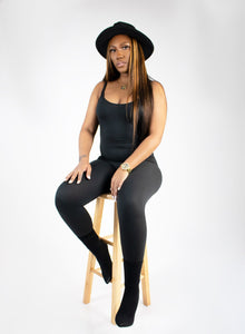 Essential Basic Jumpsuit| Black