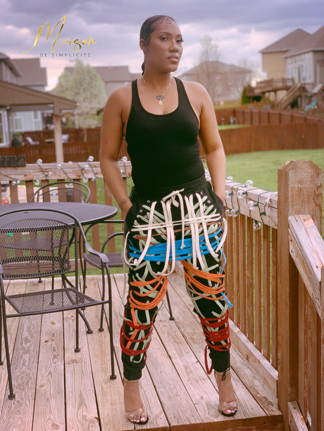 Keep Me Laced Pants