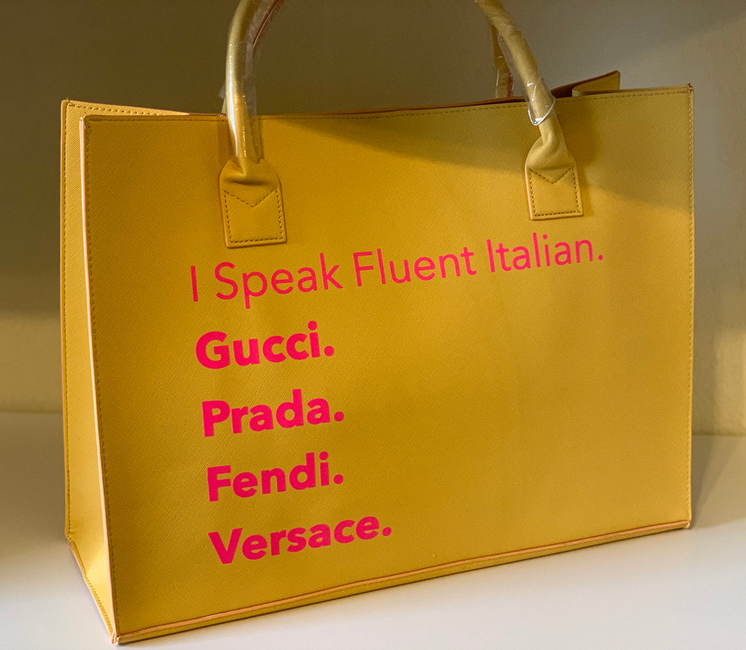 Modern Fluent Italian Tote